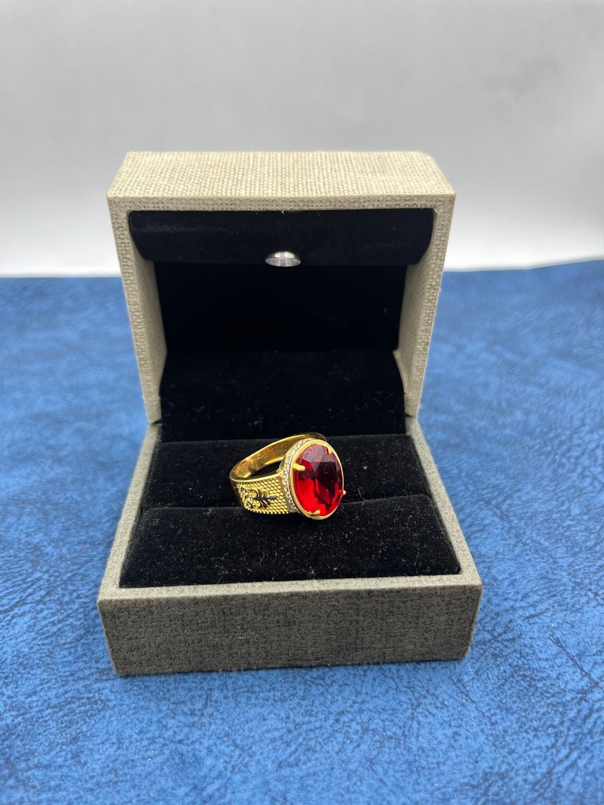 Vitthalesh Red Ruby Ring F- 04 Alloy Diamond Gold Plated Ring Price in  India - Buy Vitthalesh Red Ruby Ring F- 04 Alloy Diamond Gold Plated Ring  Online at Best Prices in